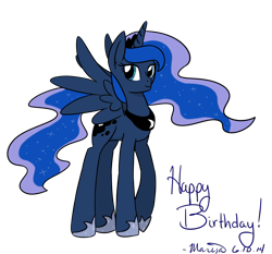 Size: 1500x1400 | Tagged: safe, artist:melodicmarzipan, princess luna, alicorn, pony, female, horn, mare, simple background, solo, transparent background