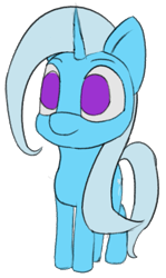 Size: 477x798 | Tagged: safe, artist:snezhok42, derpibooru import, trixie, pony, unicorn, atg 2019, colored, flat colors, newbie artist training grounds, simple background, sketch, standing, transparent background