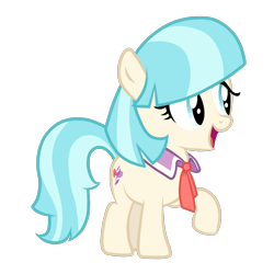 Size: 1800x1800 | Tagged: safe, artist:posey-11, coco pommel, cocobetes, cute, filly, simple background, solo, transparent background, vector, weapons-grade cute, younger