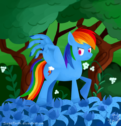 Size: 900x933 | Tagged: safe, artist:tierraverde, rainbow dash, pegasus, pony, hand, literal, poison joke, wat, wing hands