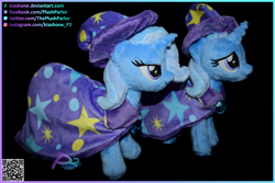 Size: 3750x2500 | Tagged: safe, artist:kiashone, derpibooru import, trixie, pony, plushie