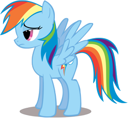 Size: 5000x4625 | Tagged: safe, artist:theflutterknight, rainbow dash, pegasus, pony, absurd resolution, simple background, transparent background, vector