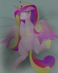 Size: 1024x1280 | Tagged: safe, artist:hebibox, princess cadance, alicorn, pony, featureless crotch, pixiv, solo