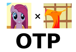 Size: 661x449 | Tagged: safe, philomena, pinkie pie, earth pony, pony, exploitable meme, meta, otp, pinkamena diane pie, pinkomeena, pun