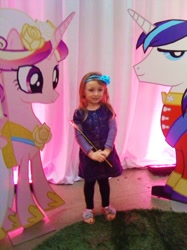 Size: 371x495 | Tagged: safe, princess cadance, shining armor, human, irl, irl human, photo, royal wedding, target demographic