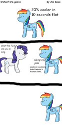 Size: 1000x2000 | Tagged: safe, artist:rapidstrike, rainbow dash, rarity, pegasus, pony, unicorn, comic, ms paint, vulgar