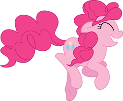 Size: 1280x1049 | Tagged: safe, artist:quasdar, pinkie pie, earth pony, pony, female, mare, simple background, smiling, solo, transparent background