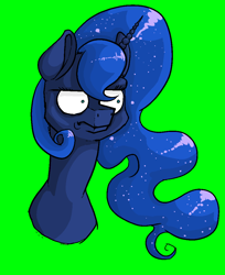 Size: 870x1065 | Tagged: safe, artist:fancoral, princess luna, alicorn, pony, frown, luna is not amused, simple background, solo, unamused