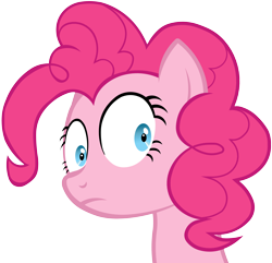 Size: 4744x4568 | Tagged: safe, artist:bobthelurker, pinkie pie, earth pony, pony, absurd resolution, female, mare, pink coat, pink mane, reaction image