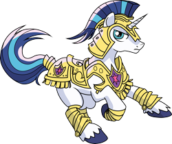 Size: 3565x3000 | Tagged: safe, artist:mythilas, shining armor, pony, unicorn, armor, frown, glare, high res, looking at you, running, simple background, solo, transparent background, unshorn fetlocks, vector