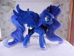 Size: 4000x3000 | Tagged: safe, artist:equestriaplush, princess luna, commission, irl, photo, plushie