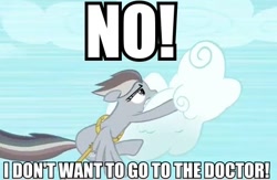 Size: 480x312 | Tagged: safe, edit, edited screencap, screencap, rainbow dash, pegasus, pony, the return of harmony, cloud, discorded, image macro, lasso, offscreen character, rope, solo