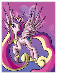 Size: 773x1000 | Tagged: safe, artist:xexus, princess cadance, alicorn, pony, female, mare, solo