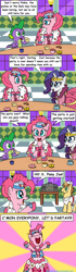 Size: 1024x3665 | Tagged: safe, artist:aleximusprime, pinkie pie, rarity, spike, dragon, earth pony, pony, unicorn, after the gala, comic, comic sans