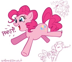 Size: 835x713 | Tagged: safe, artist:dishface, pinkie pie, earth pony, pony, solo