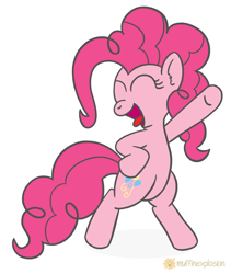 Size: 1200x1423 | Tagged: safe, artist:muffinexplosion, pinkie pie, earth pony, pony, solo