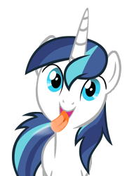 Size: 1280x1679 | Tagged: safe, artist:umbra-neko, shining armor, pony, unicorn, fourth wall, licking, licking ponies, screen, simple background, solo, transparent background, vector