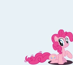 Size: 929x826 | Tagged: safe, pinkie pie, earth pony, pony, female, mare, pink coat, pink mane, solo, template, twitchy tail