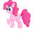 Size: 500x500 | Tagged: safe, artist:jhannrahn, pinkie pie, earth pony, pony, chest fluff, cute, happy, smiling