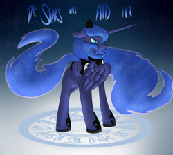 Size: 2000x1800 | Tagged: safe, artist:lunar-march, princess luna, alicorn, pony, female, horn, mare, simple background, solo