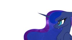 Size: 1920x1080 | Tagged: safe, artist:vectorpone, princess luna, alicorn, pony, simple background, solo, transparent background, vector