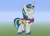 Size: 1230x895 | Tagged: safe, shining armor, pony, unicorn, horn, male, minecraft, minecraft pixel art, pixel art, stallion, white coat