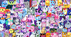 Size: 4096x2160 | Tagged: safe, derpibooru import, edit, edited screencap, screencap, apple bloom, applejack, big macintosh, fluttershy, goldie delicious, jet set, kerfuffle, lord tirek, pinkie pie, princess celestia, princess luna, queen chrysalis, quibble pants, rainbow dash, rarity, shining armor, silverstream, spike, spike the regular dog, starlight glimmer, sunburst, trixie, twilight sparkle, twilight sparkle (alicorn), alicorn, cat, changeling, changeling queen, classical hippogriff, dog, dragon, earth pony, hippogriff, pegasus, pony, unicorn, a horse shoe-in, a trivial pursuit, better together, between dark and dawn, dragon dropped, equestria girls, fomo, frenemies (episode), rainbow roadtrip, reboxing with spike!, sparkle's seven, sweet and smoky, the last laugh, spoiler:s09, alternate hairstyle, apple chord, blushing, collage, cowboy hat, crown, crying, cute, detective rarity, drool, eye reflection, faic, female, floppy ears, food, goldie delicious' cats, hard-won helm of the sibling supreme, hat, helmet, hug, male, mane seven, mane six, mare, megaradash, messy mane, one eye closed, pancakes, pudding face, reflection, sans smirk, shining adorable, sleeping, spike's dog collar, starry eyes, uvula, wall of tags, wat, wavy mouth, wingding eyes, winged spike, wink