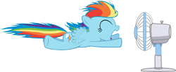 Size: 3938x1625 | Tagged: safe, artist:kurokaji11, rainbow dash, pegasus, pony, fan, filly, simple background, transparent background, vector