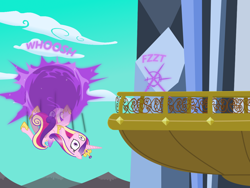 Size: 1200x900 | Tagged: safe, artist:evil-dec0y, princess cadance, alicorn, pony, comic:trixie vs., magic, solo