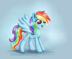 Size: 1212x1000 | Tagged: safe, artist:maplesunrise, rainbow dash, pegasus, pony, blue mane, female, mare, multicolored mane