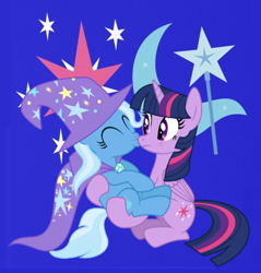 Size: 532x557 | Tagged: safe, derpibooru import, edit, trixie, twilight sparkle, twilight sparkle (alicorn), alicorn, pony, female, lesbian, shipping, twixie