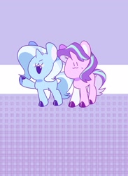 Size: 1502x2048 | Tagged: safe, artist:snowillusory, derpibooru import, starlight glimmer, trixie, pony, unicorn, duo