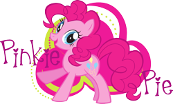 Size: 1692x1019 | Tagged: safe, pinkie pie, earth pony, pony, hasbro, official, solo, stock vector