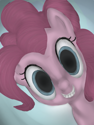 Size: 930x1240 | Tagged: safe, pinkie pie, earth pony, pony, creepy smile, solo