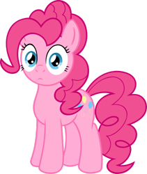 Size: 680x804 | Tagged: safe, pinkie pie, earth pony, pony, female, mare, pink coat, pink mane, simple background, transparent background, vector