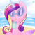 Size: 600x600 | Tagged: safe, artist:djpollo, artist:larimarine, princess cadance, alicorn, pony, beach, drink, drinking, drinking straw, lemonade, levitation, magic, solo, sunglasses