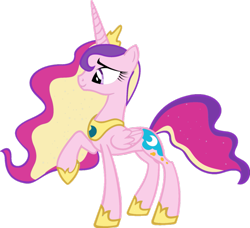 Size: 937x853 | Tagged: safe, artist:blah23z, edit, princess cadance, princess luna, palette swap, recolor, simple background, solo, transparent background, vector