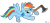 Size: 2087x969 | Tagged: safe, artist:kuren247, rainbow dash, pegasus, pony, axe, simple background, transparent background, vector