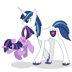 Size: 2624x2616 | Tagged: safe, artist:hippityhoppity28, shining armor, twilight sparkle, pony, unicorn, brother and sister, duo, female, male, mare, siblings, stallion