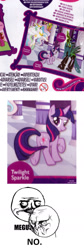 Size: 518x1542 | Tagged: safe, princess celestia, queen chrysalis, twilight sparkle, alicorn, changeling, changeling queen, pony, me gusta, meme face, no face (meme), plot, stock vector, toy packaging