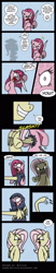 Size: 600x2875 | Tagged: safe, artist:niban-destikim, fluttershy, pinkie pie, earth pony, pegasus, pony, assimilation, comic, corrupted, flutterbitch, parody, pinkamena diane pie, the matrix