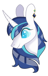 Size: 1213x1887 | Tagged: safe, shining armor, pony, unicorn, earring, makeup, portrait, simple background, solo, transparent background