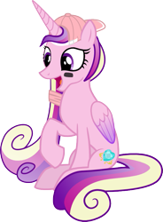 Size: 575x782 | Tagged: safe, artist:cheezedoodle96, princess cadance, alicorn, pony, alternate hairstyle, backwards ballcap, baseball cap, cap, casual, female, happy, hat, mare, open mouth, raised hoof, simple background, sitting, smiling, solo, sports, svg, transparent background, vector