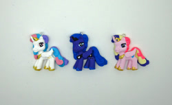 Size: 1280x781 | Tagged: safe, artist:kellyskeychains, princess cadance, princess celestia, princess luna, alicorn, pony, craft