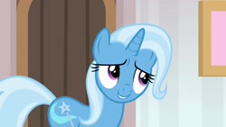 Size: 1920x1080 | Tagged: safe, derpibooru import, screencap, trixie, pony, unicorn, a horse shoe-in, female, mare, solo