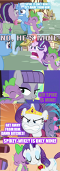 Size: 628x1792 | Tagged: safe, derpibooru import, edit, edited screencap, editor:undeadponysoldier, screencap, maud pie, rarity, spike, starlight glimmer, trixie, dragon, pony, unicorn, all bottled up, maud pie (episode), secret of my excess, student counsel, the best night ever, boop, clothes, comic, cute, dress, female, fire ruby, gala dress, gem, male, maudabetes, maudspike, noseboop, nuzzling, ruby, screencap comic, shipping, shipping war, sparity, sparlight, spike gets all the mares, spixie, straight, vulgar