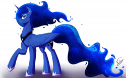 Size: 1920x1200 | Tagged: safe, artist:joe0316, artist:laptop-pone, princess luna, alicorn, pony, female, horn, mare, solo