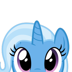 Size: 2400x2400 | Tagged: safe, artist:cheezedoodle96, derpibooru import, part of a set, trixie, pony, unicorn, .svg available, close-up, cute, diatrixes, female, looking at you, mare, peekaboo, peeking, shy, simple background, solo, svg, transparent background, vector, wide eyes