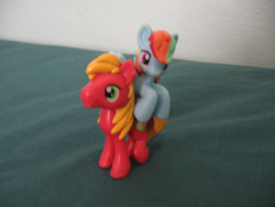 Size: 568x426 | Tagged: safe, artist:solrac31337, big macintosh, rainbow dash, earth pony, pony, irl, male, photo, stallion, toy