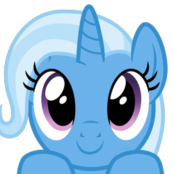 Size: 2400x2400 | Tagged: safe, artist:cheezedoodle96, derpibooru import, part of a set, trixie, pony, unicorn, .svg available, bust, close-up, cute, diatrixes, female, hooves on the table, looking at you, mare, peekaboo, peeking, portrait, simple background, solo, svg, transparent background, vector, wide eyes